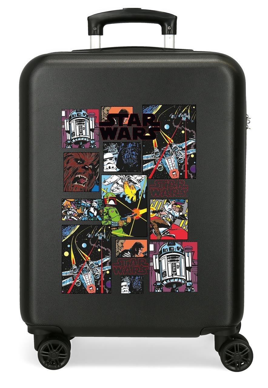 2841121 TROLLEY ABS 55CM.STAR WARS GALACTIC TEAM NERO