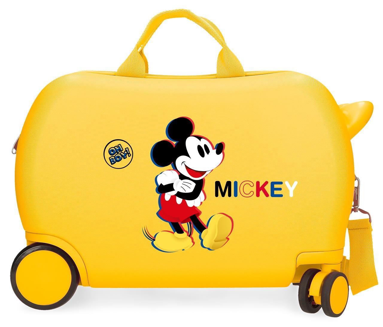 2921022 Maleta INF.ABS 4R.(2 MULTI.) 45CM. MICKEY 3D OKER