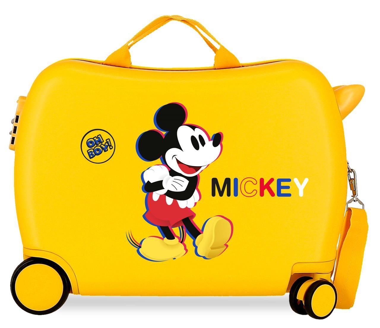 2929822 Maleta INF.ABS 4R. (2 MULTI) MICKEY 3D OCHER