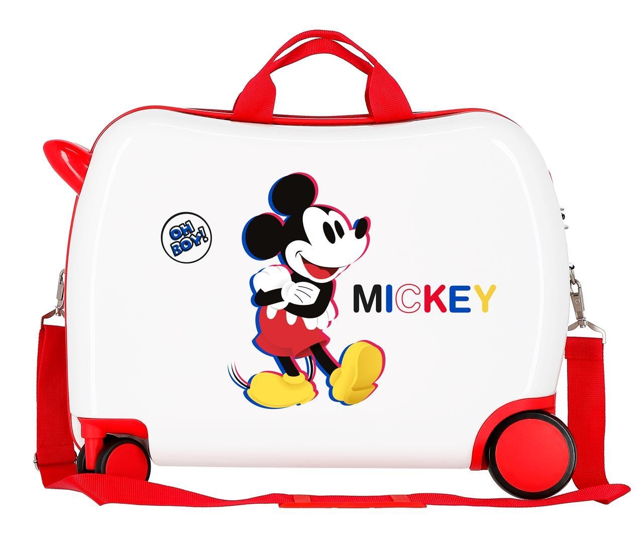 2929823 Maleta INF.ABS 4R. (2 MULTI) MICKEY 3D WHITE