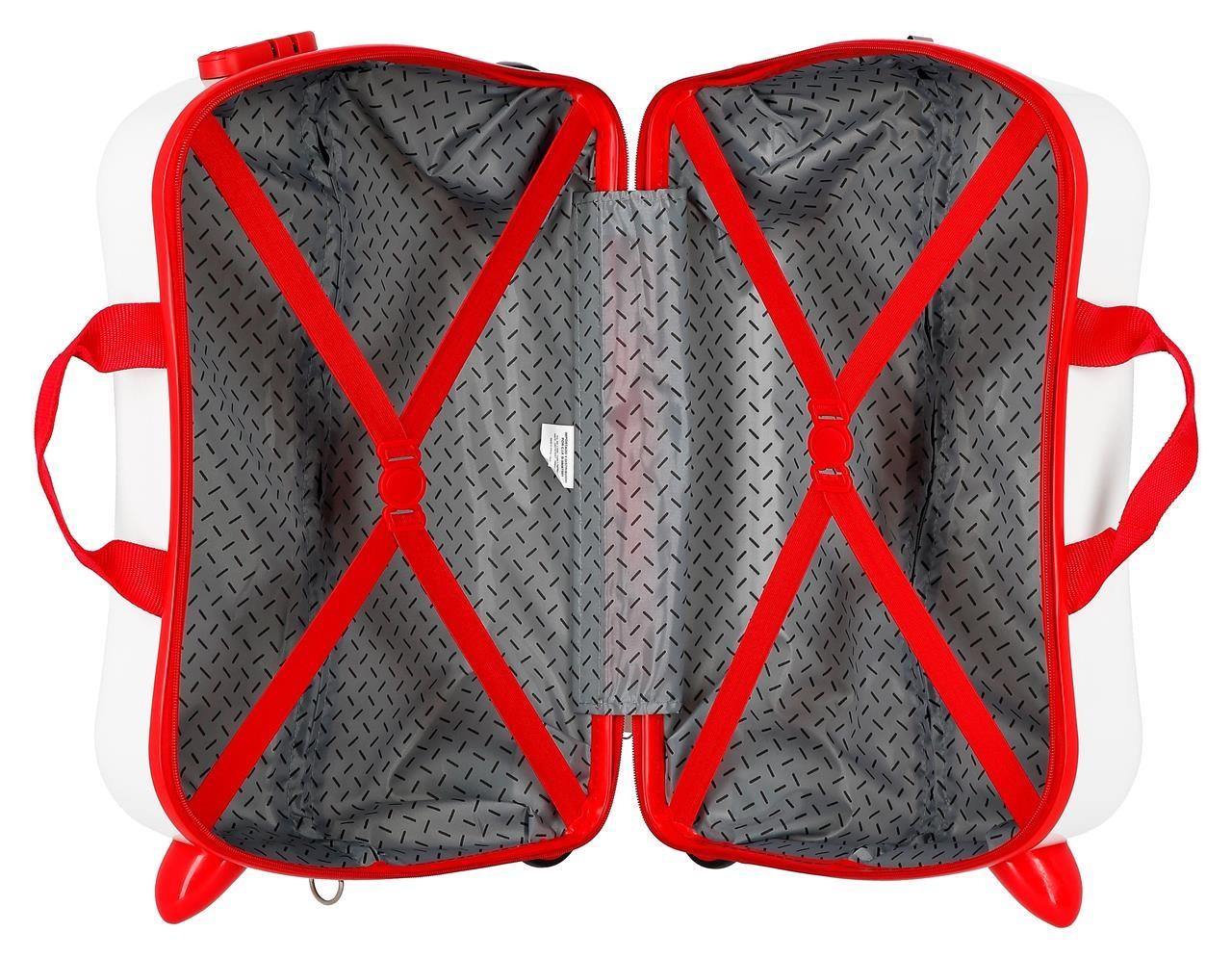 2929823 Maleta INF.ABS 4R. (2 MULTI) MICKEY 3D WHITE