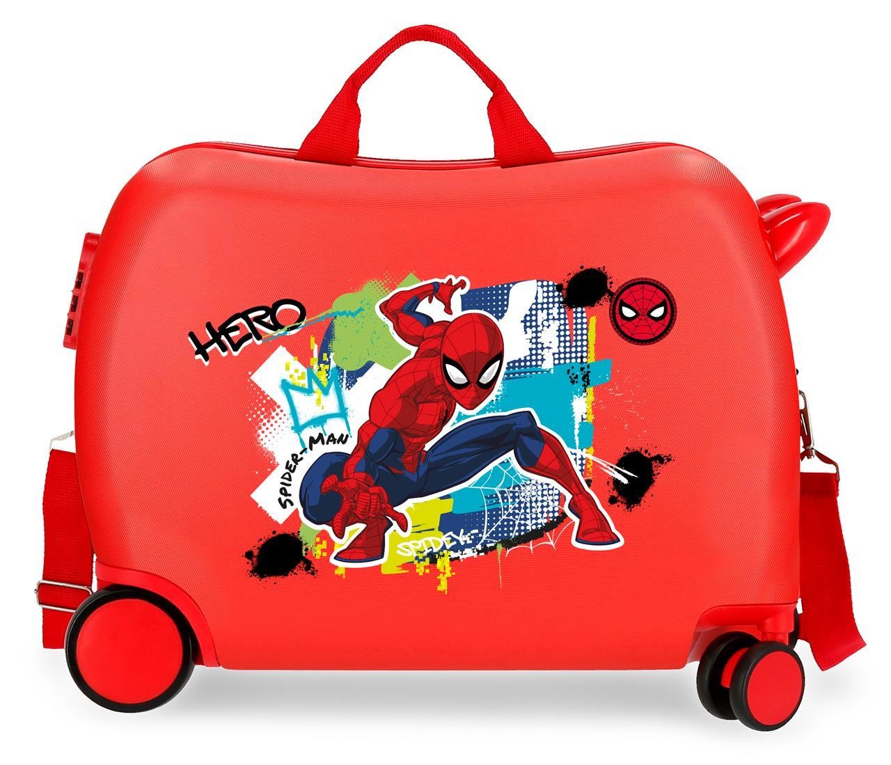 2939821 Maleta INF.ABS 4R.(2 MULTI) SPIDERMAN URBAN ROSSO