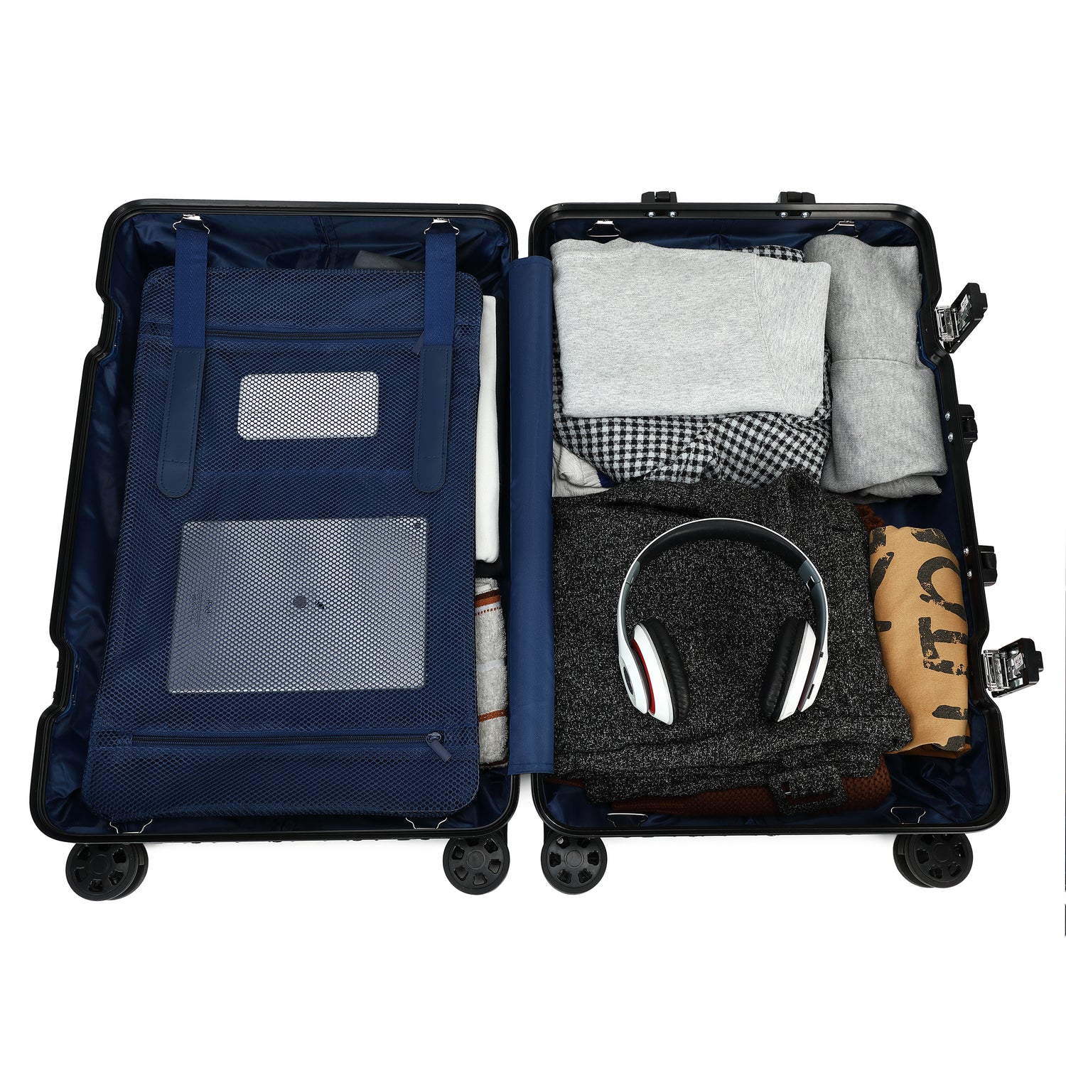 GREENWICH Maleta 100% ALUMINIO Paris Mediana 65cm