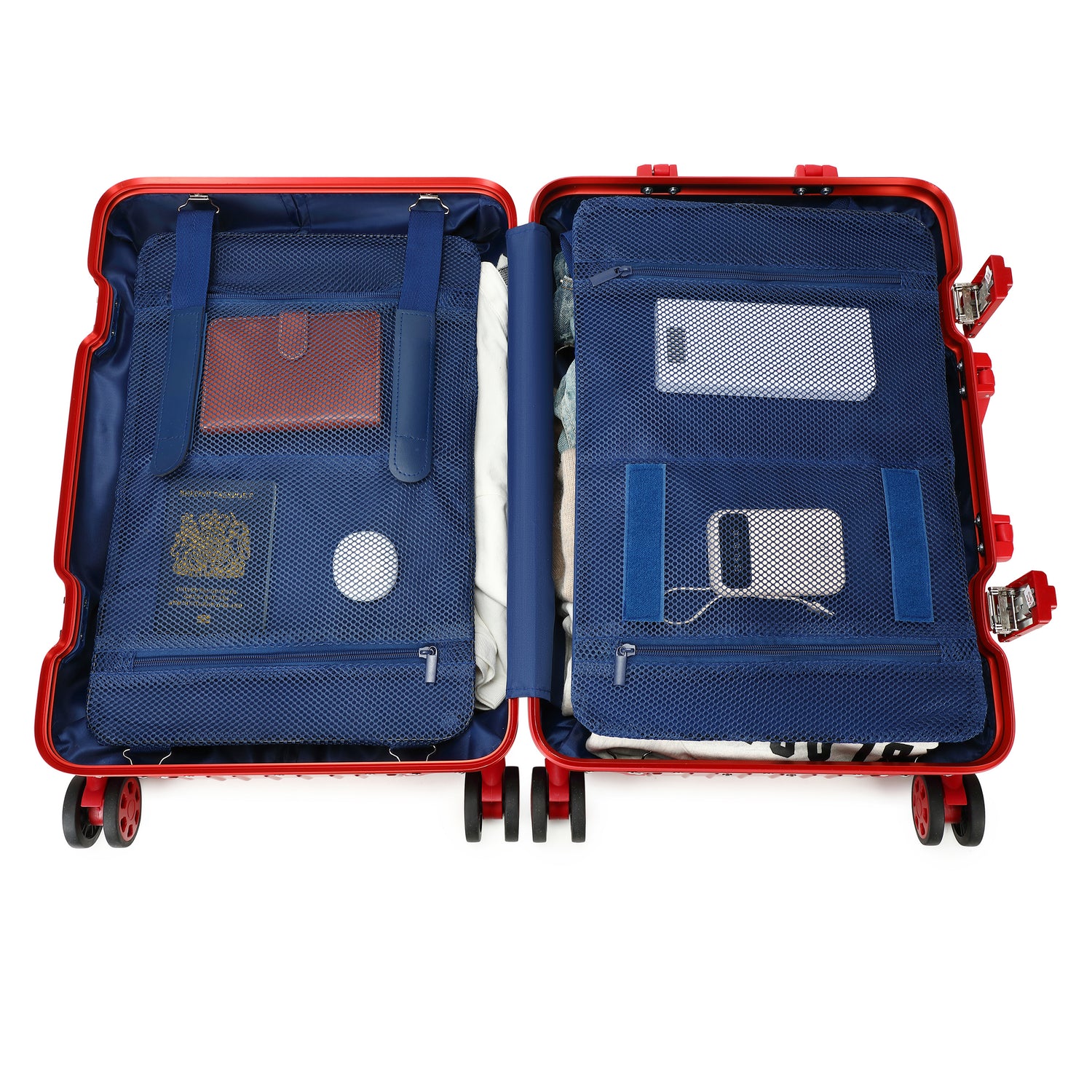 Greenwich kuffert 100% aluminium af Paris 55 cm kabine