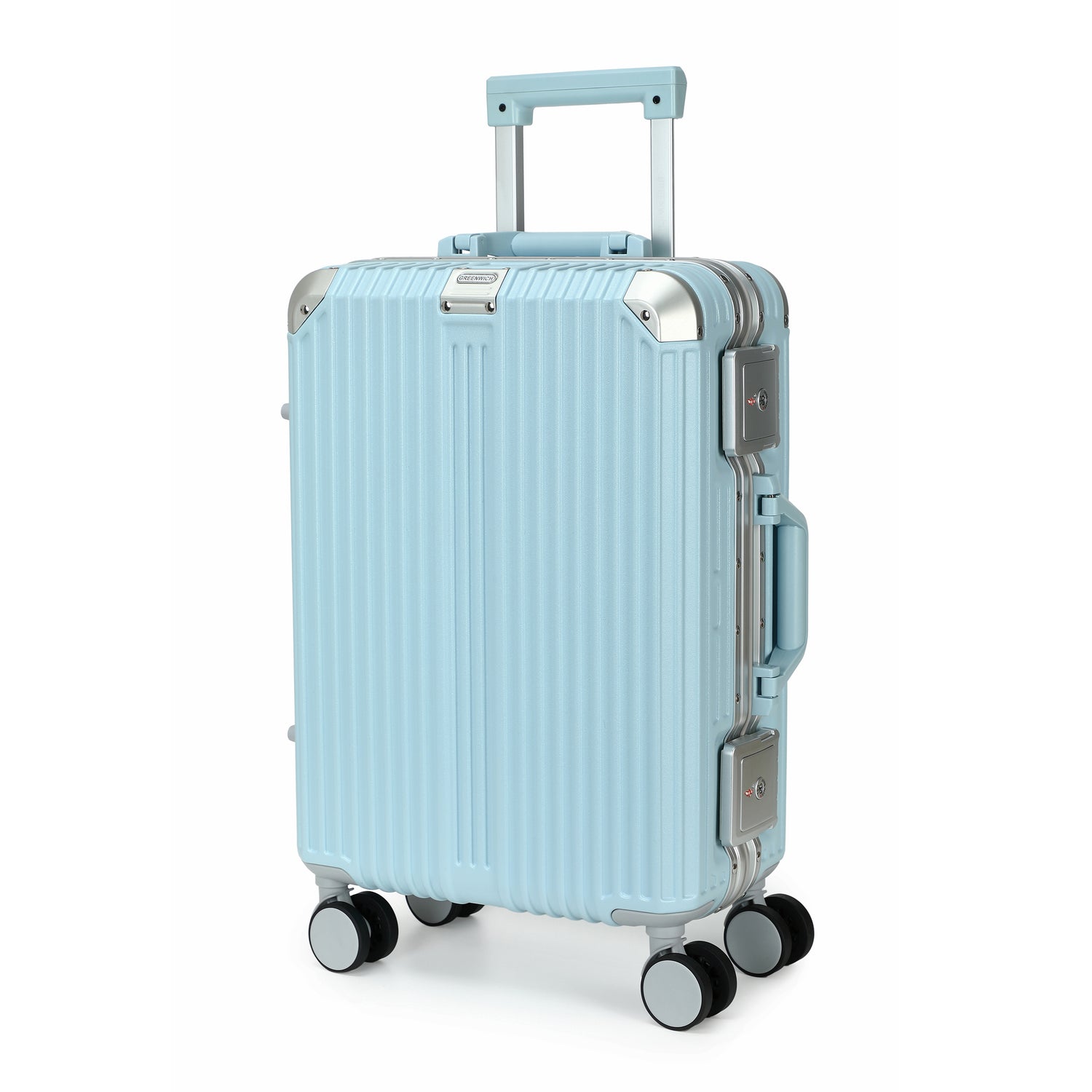 GREENWICH Set di Valigie IN ALLUMINIO FRAME 55cm/69cm/78 cm DOHA