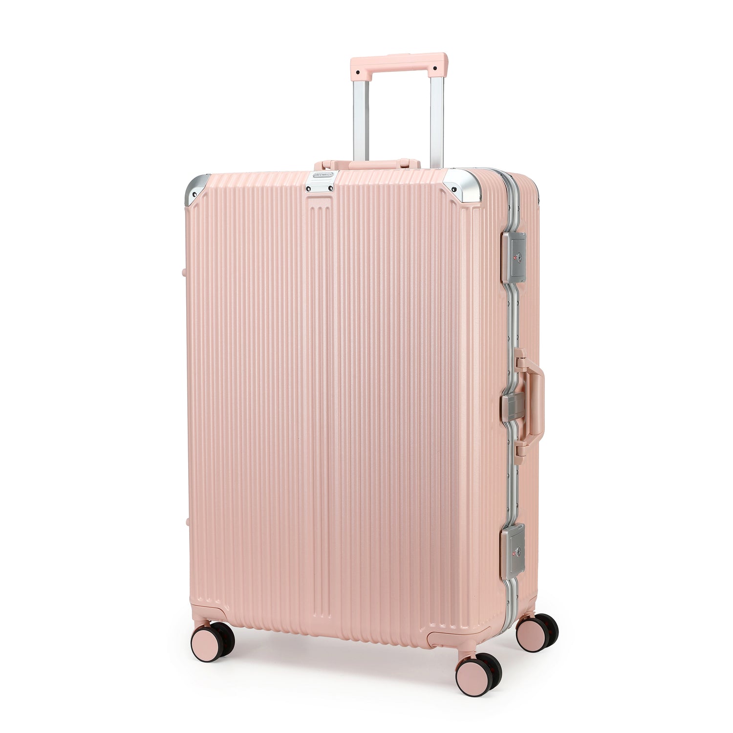 GREENWICH Set von ALUMINIUM-Koffer FRAME 55cm/69cm/78cm DOHA