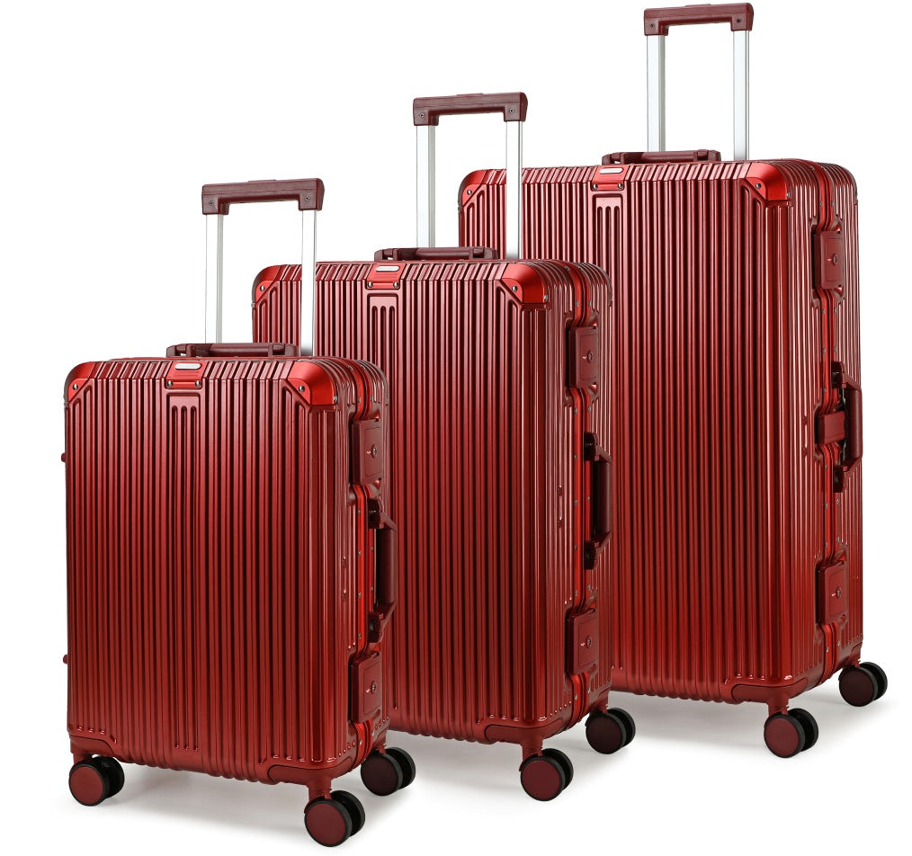 GREENWICH Set de Maletas ALUMINIO FRAME 55cm/69cm/78cm DOHA