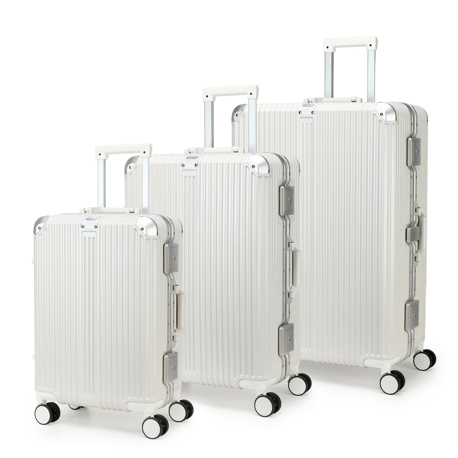 GREENWICH Set de Maletas ALUMINIO FRAME 55cm/69cm/78cm DOHA