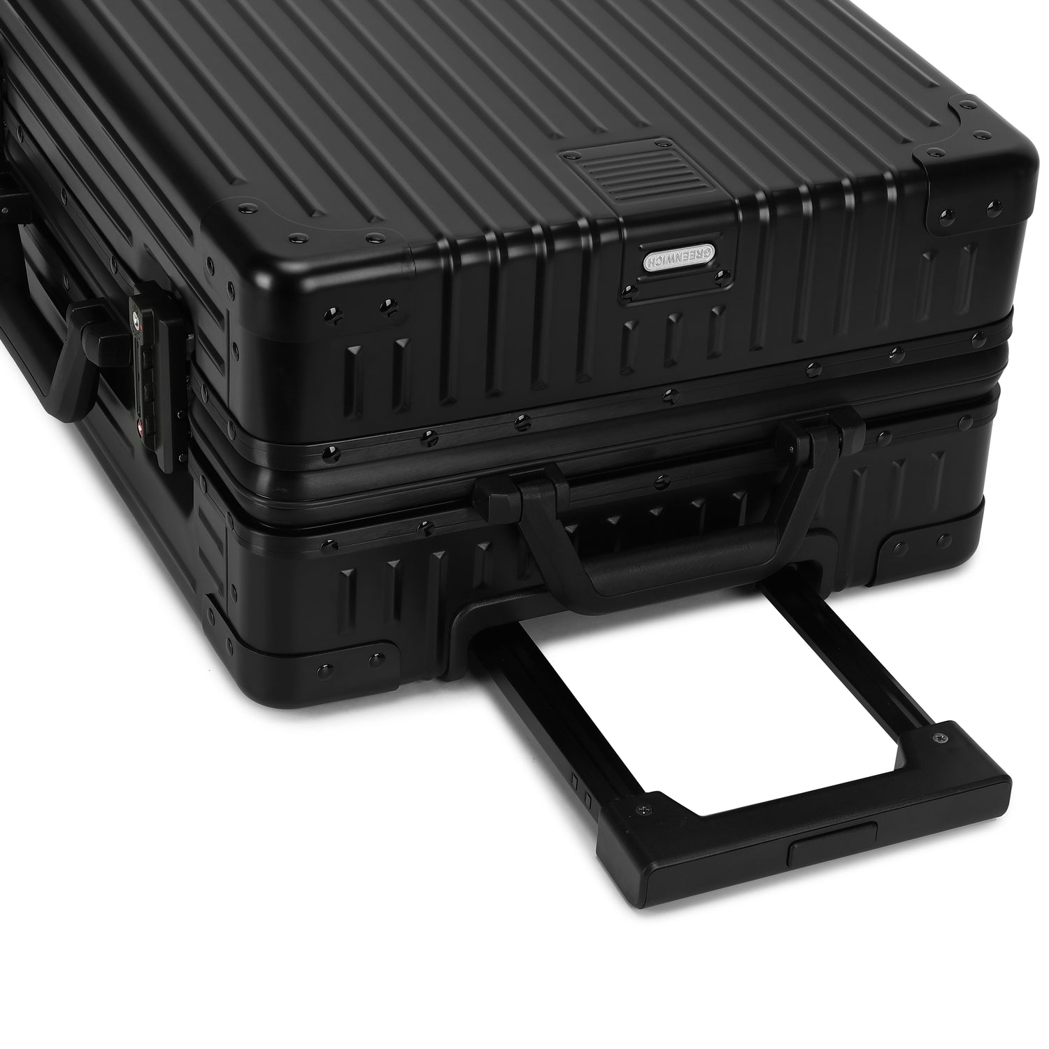 GREENWICH Maleta 100% ALUMINIO de cabina Praga 55CM