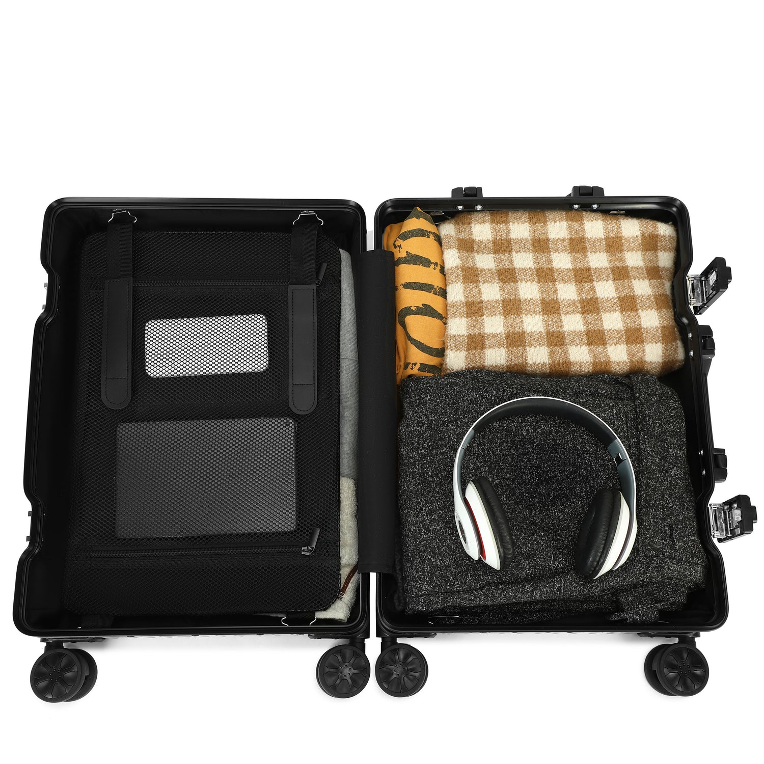 GREENWICH Maleta 100% ALUMINIO de cabina Praga 55CM