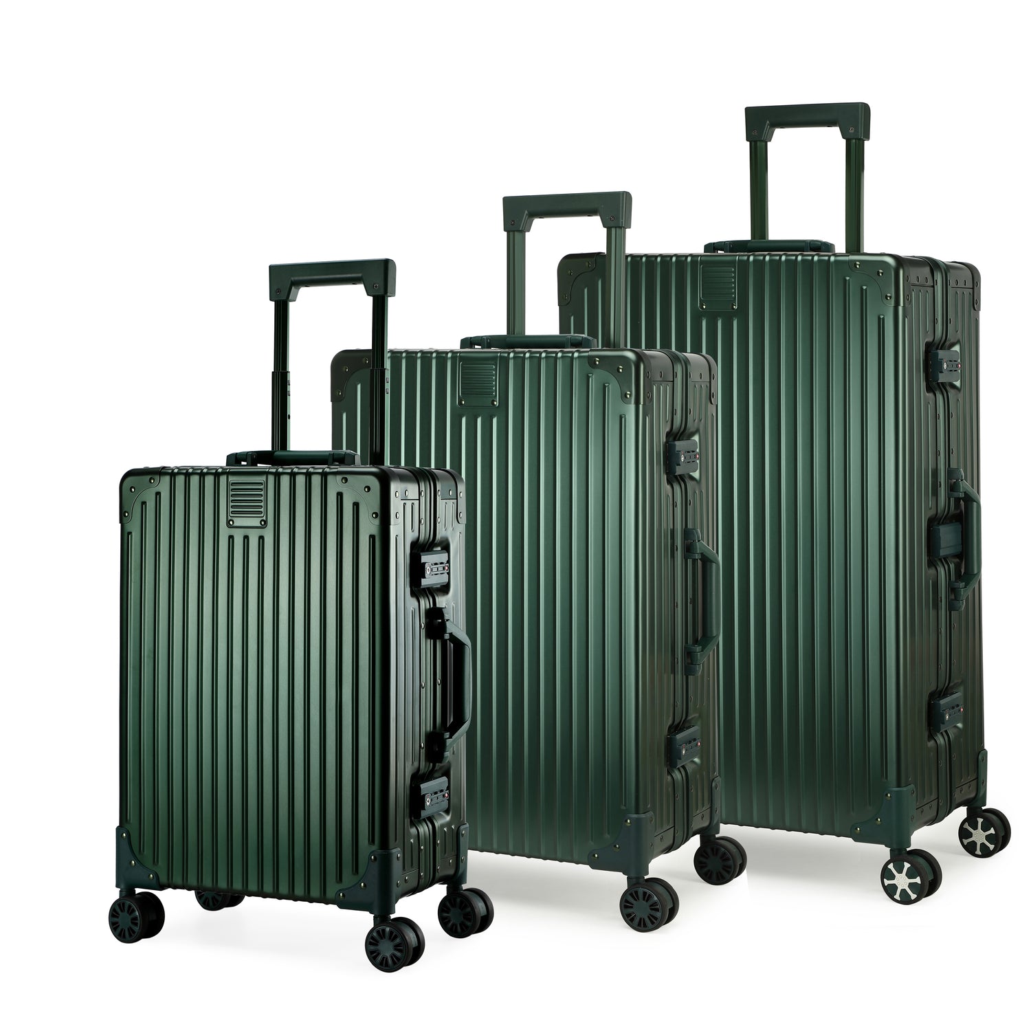 GREENWICH Set de Maletas 100% ALUMINIO Praga