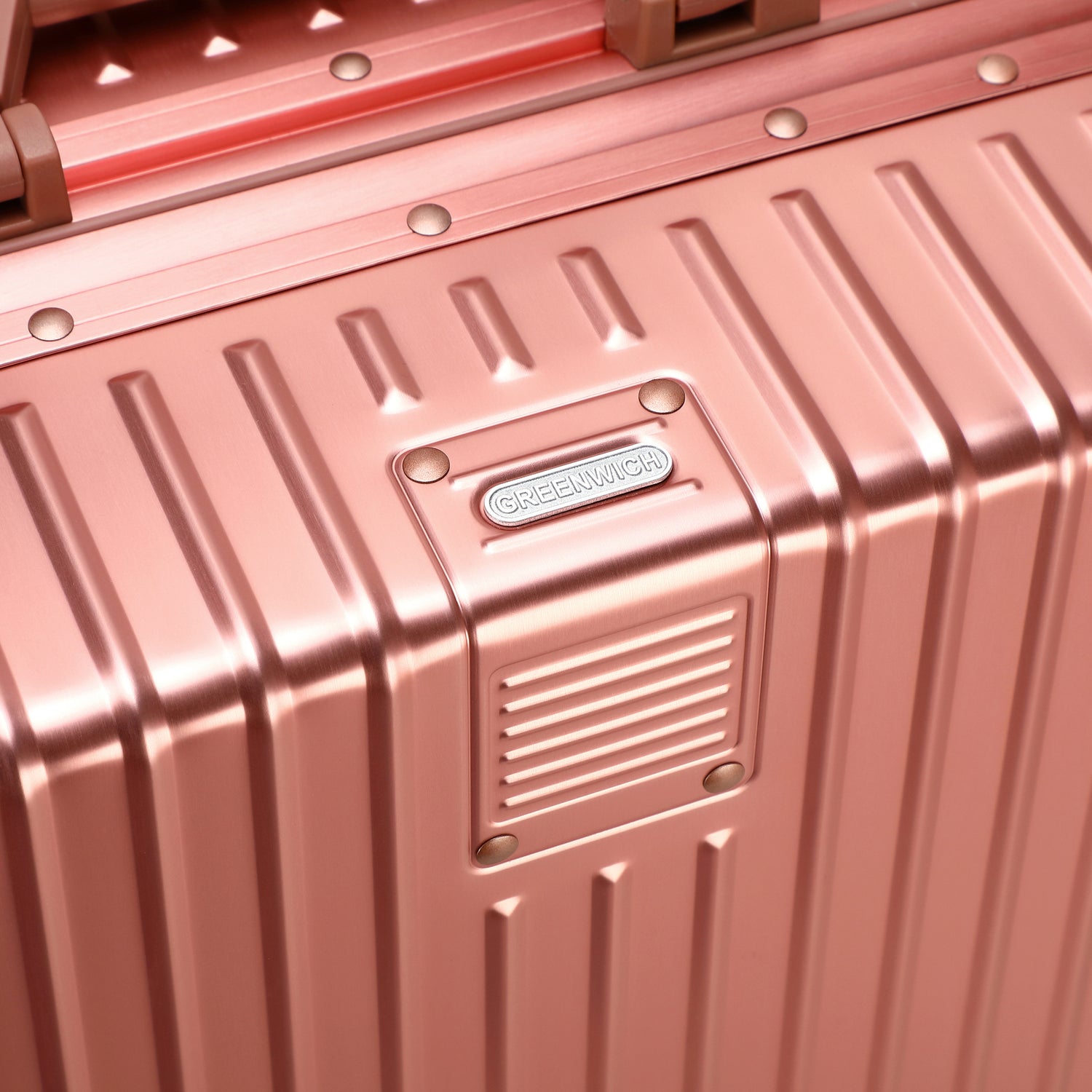 GREENWICH Maleta 100% ALUMINIO de cabina Praga 55CM