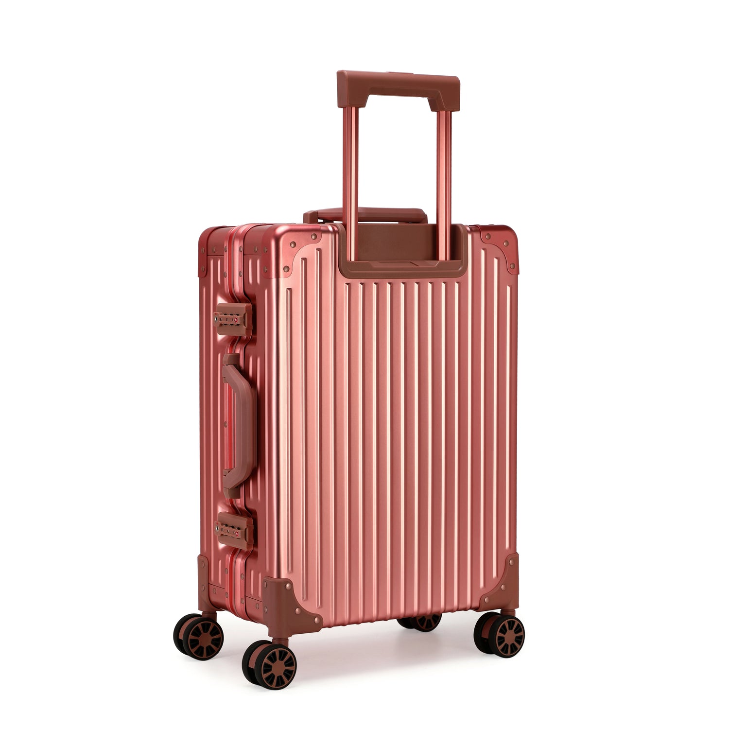 GREENWICH Maleta 100% ALUMINIO de cabina Praga 55CM