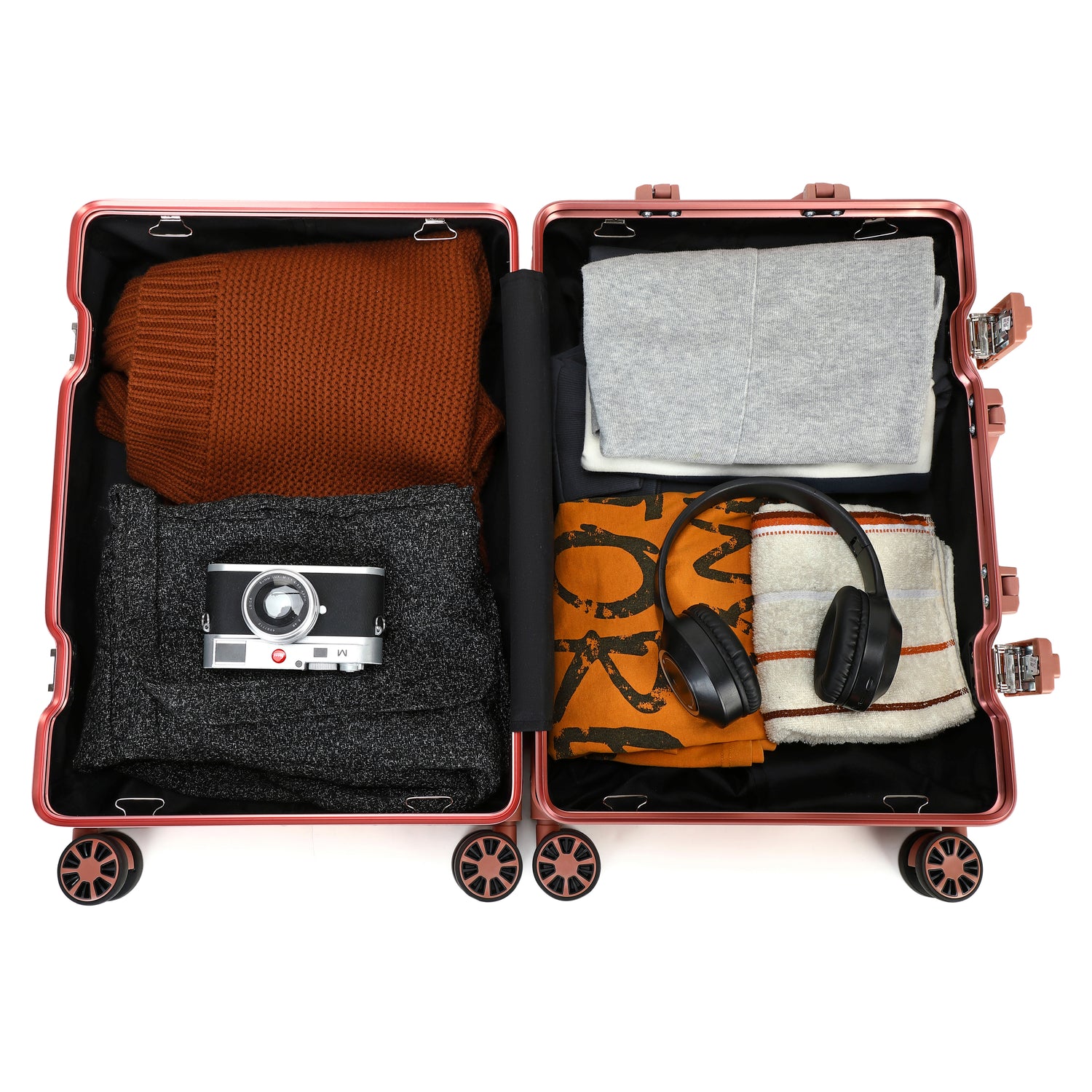 GREENWICH Maleta 100% ALUMINIO de cabina Praga 55CM