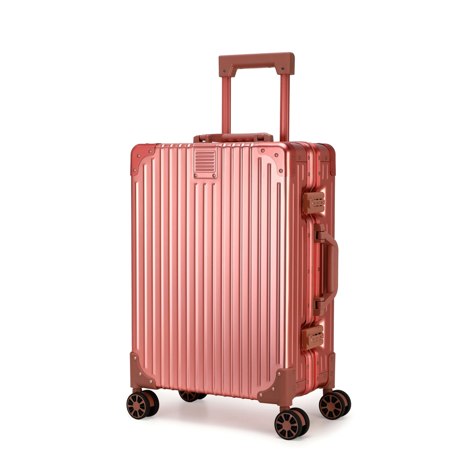 GREENWICH Maleta 100% ALUMINIO de cabina Praga 55CM