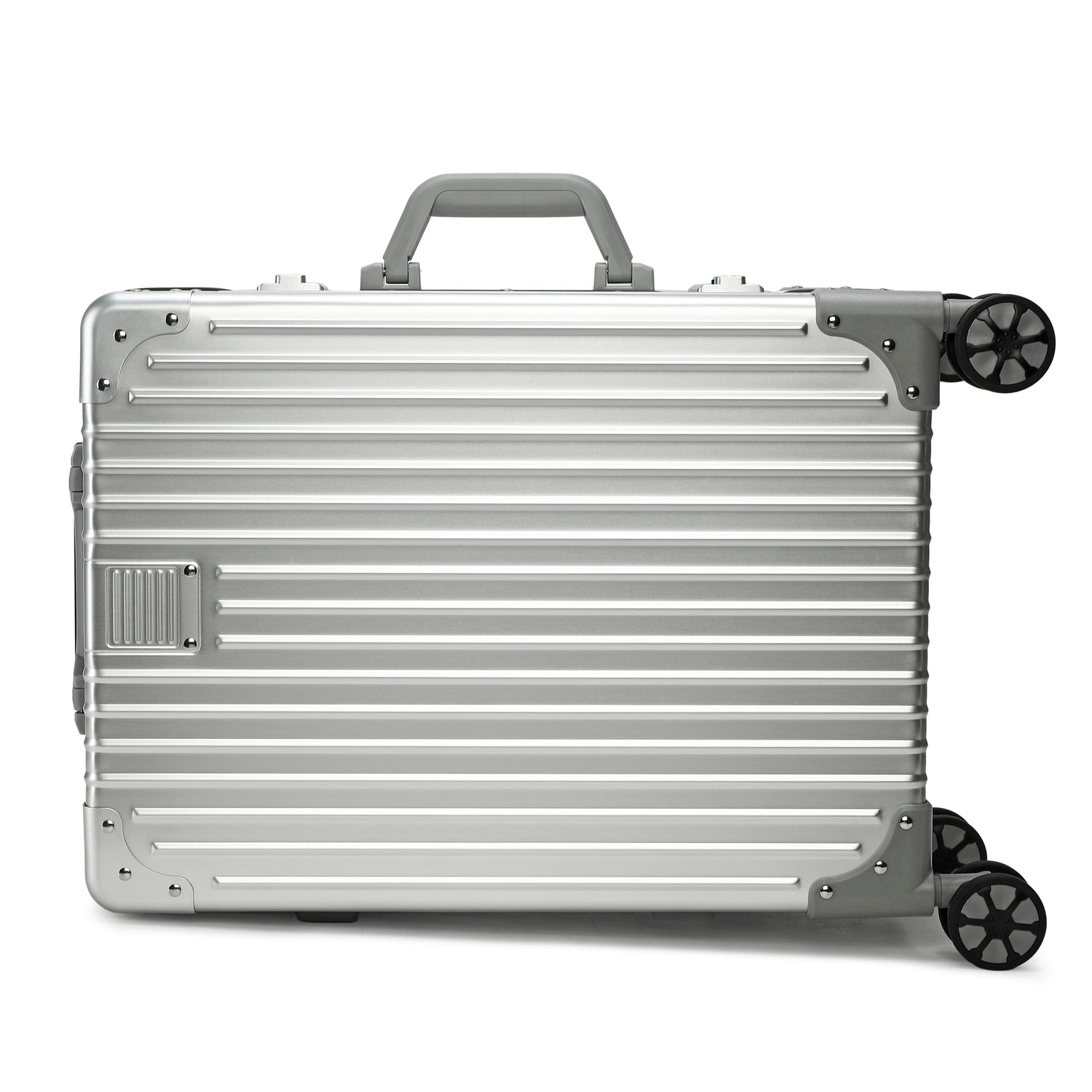 GREENWICH Maleta 100% ALUMINIO de cabina Praga 55CM