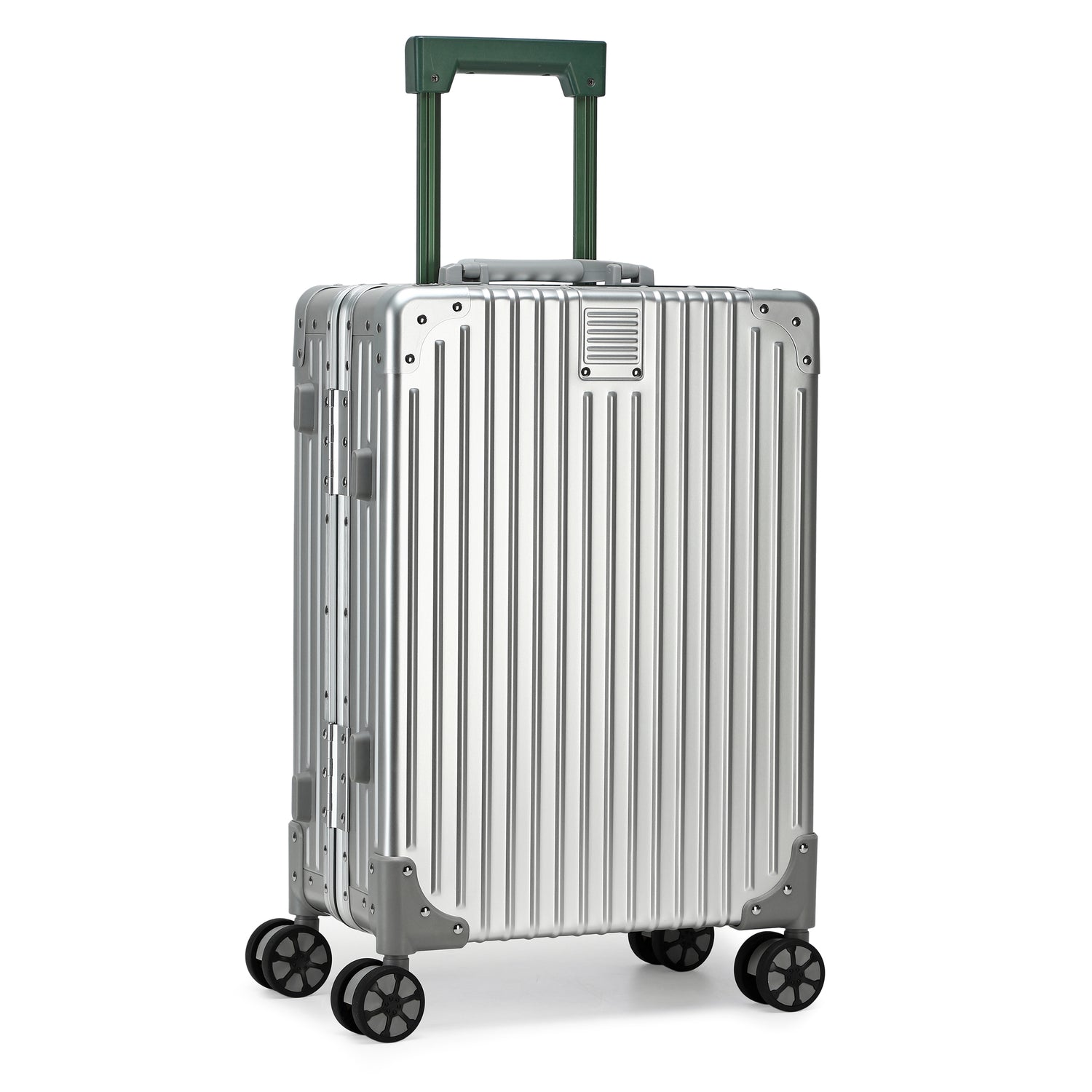 GREENWICH Maleta 100% ALUMINIO de cabina Praga 55CM