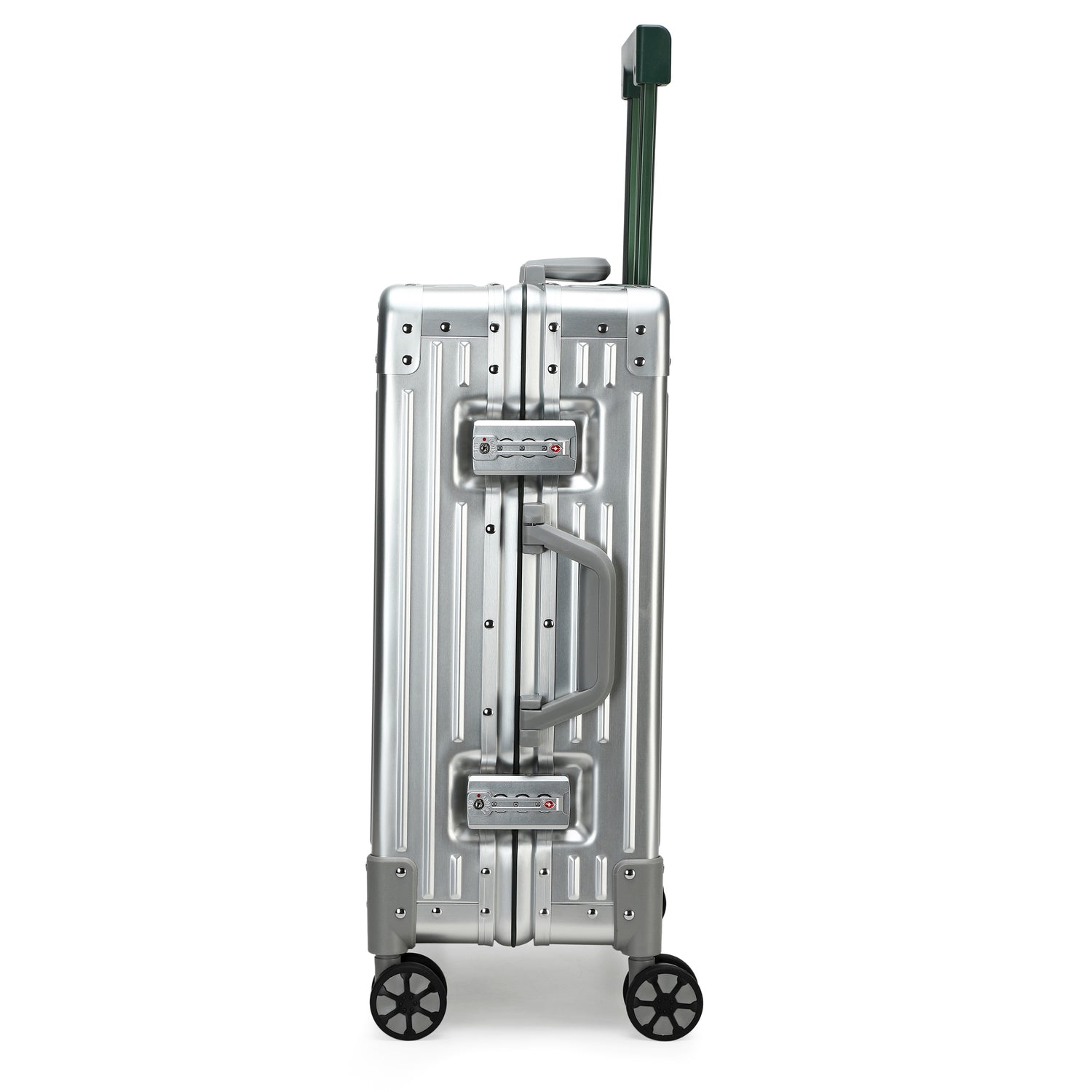 GREENWICH Maleta 100% ALUMINIO de cabina Praga 55CM