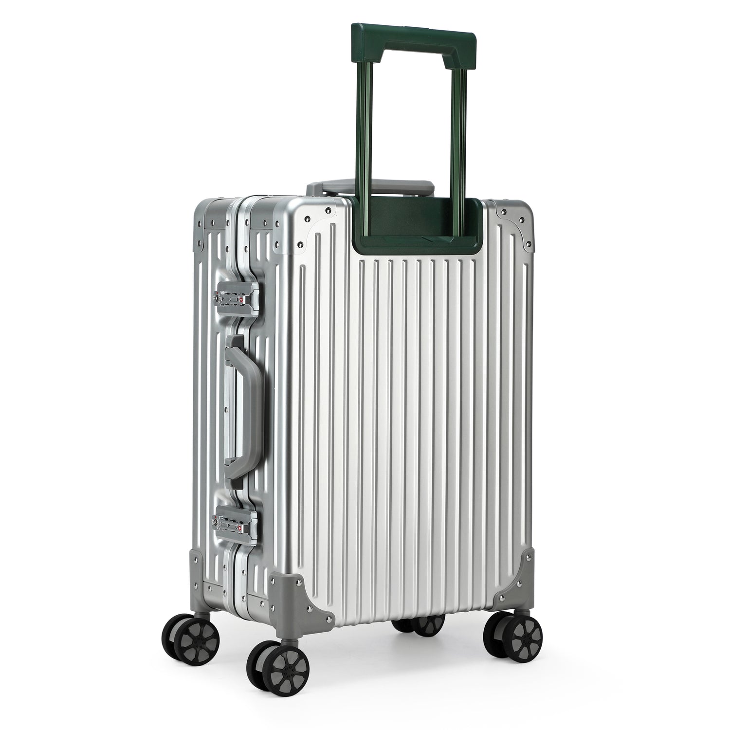 GREENWICH Maleta 100% ALUMINIO de cabina Praga 55CM