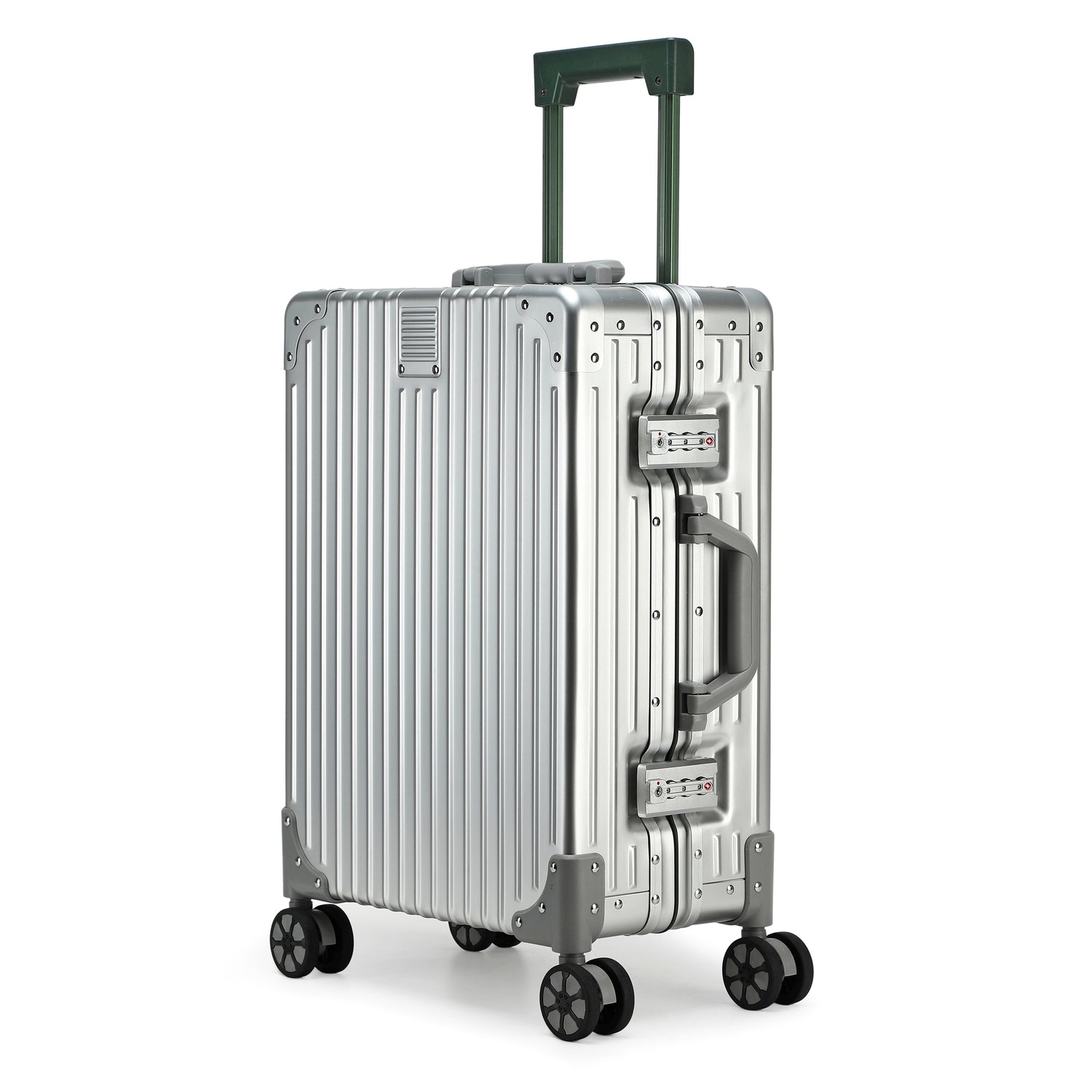 GREENWICH Maleta 100% ALUMINIO de cabina Praga 55CM