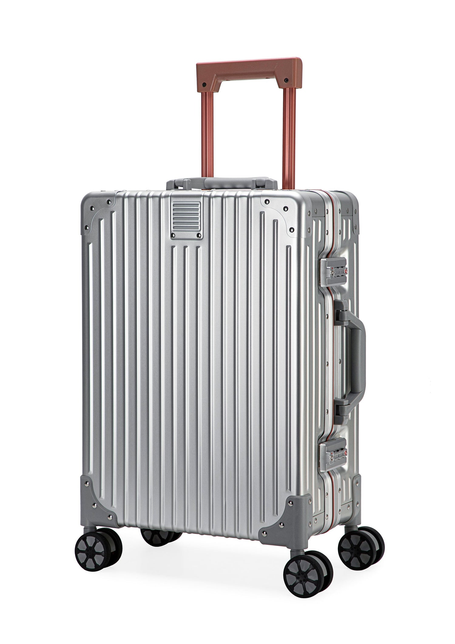GREENWICH Maleta 100% ALUMINIO de cabina Praga 55CM