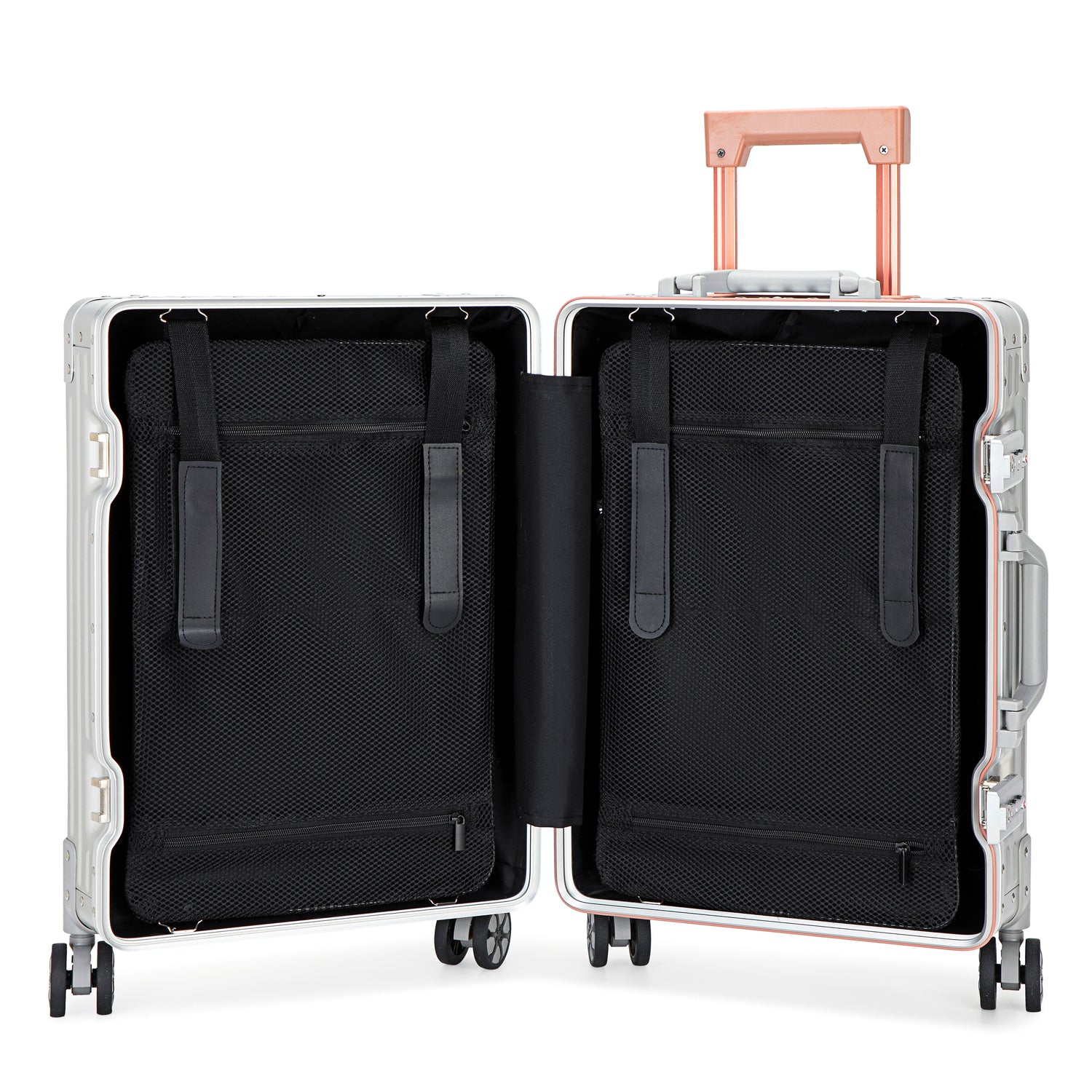 GREENWICH Maleta 100% ALUMINIO de cabina Praga 55CM