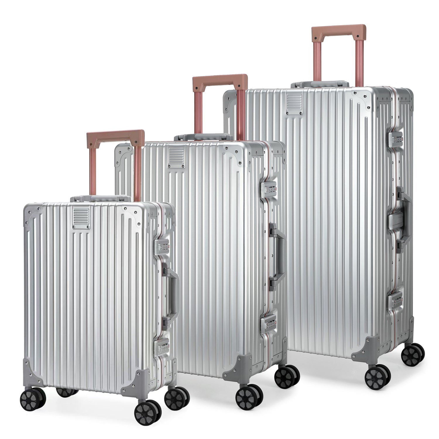 GREENWICH Set de Maletas 100% ALUMINIO Praga