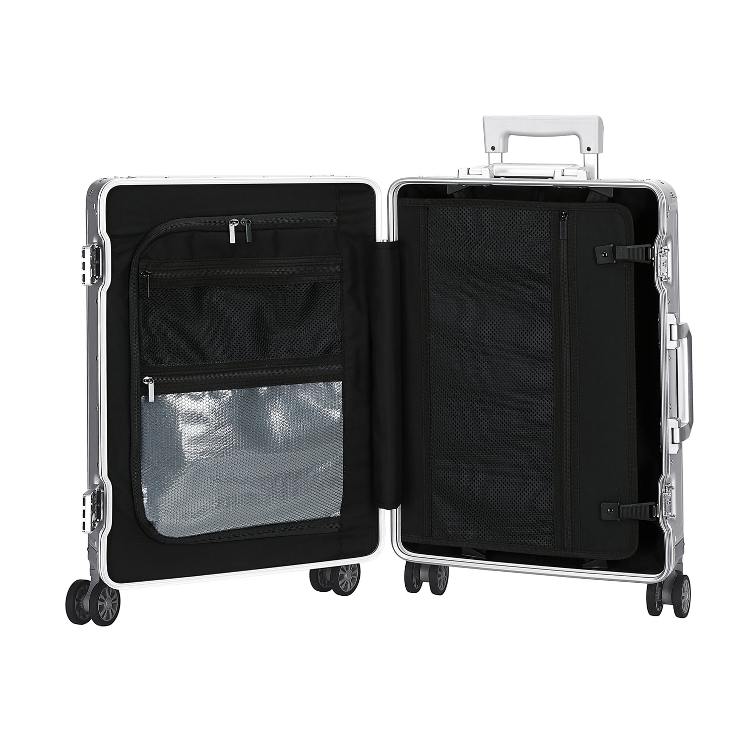 GREENWICH MALETA DE CABINA 100% ALUMINIO TURIN SILVER