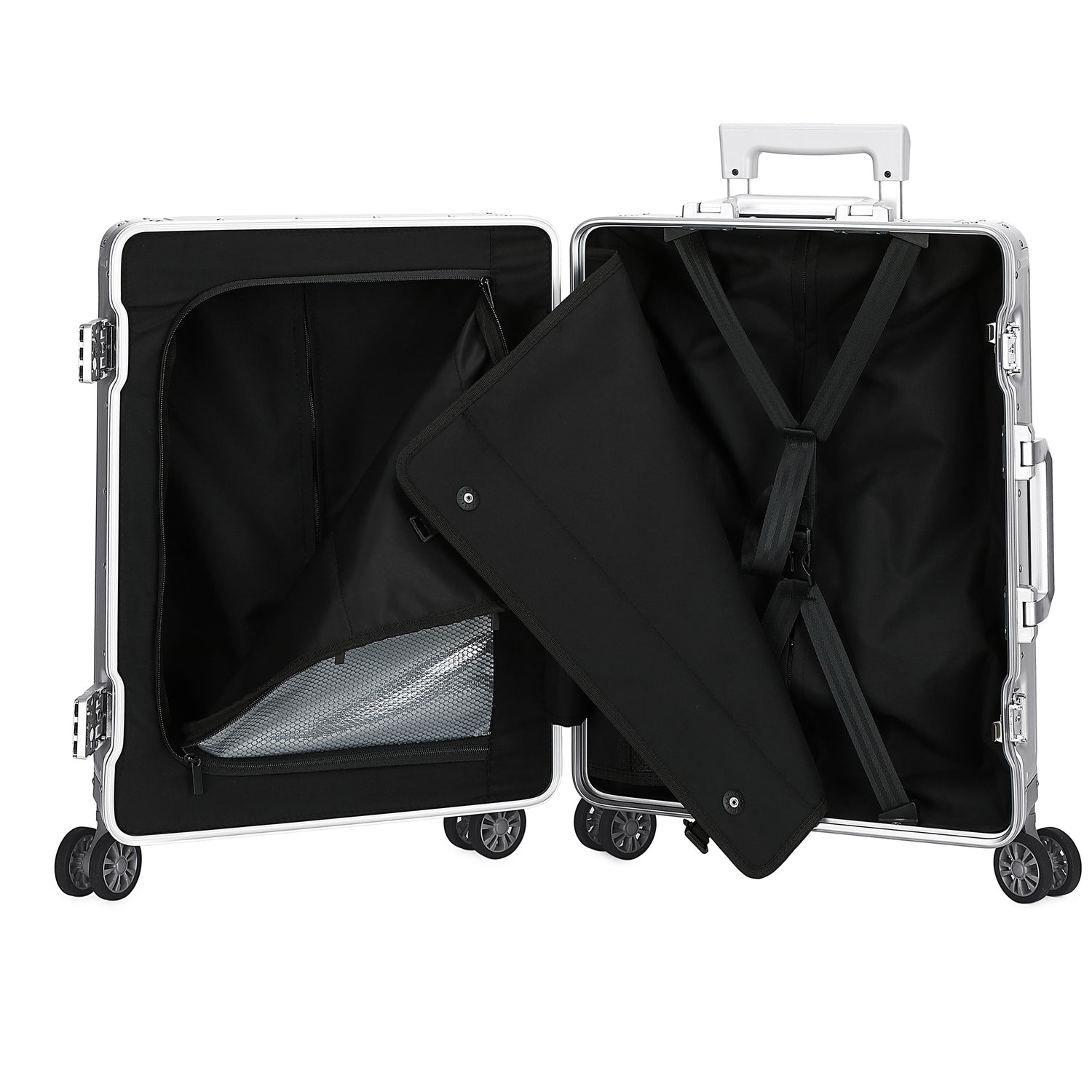 GREENWICH MALETA DE CABINA 100% ALUMINIO TURIN SILVER