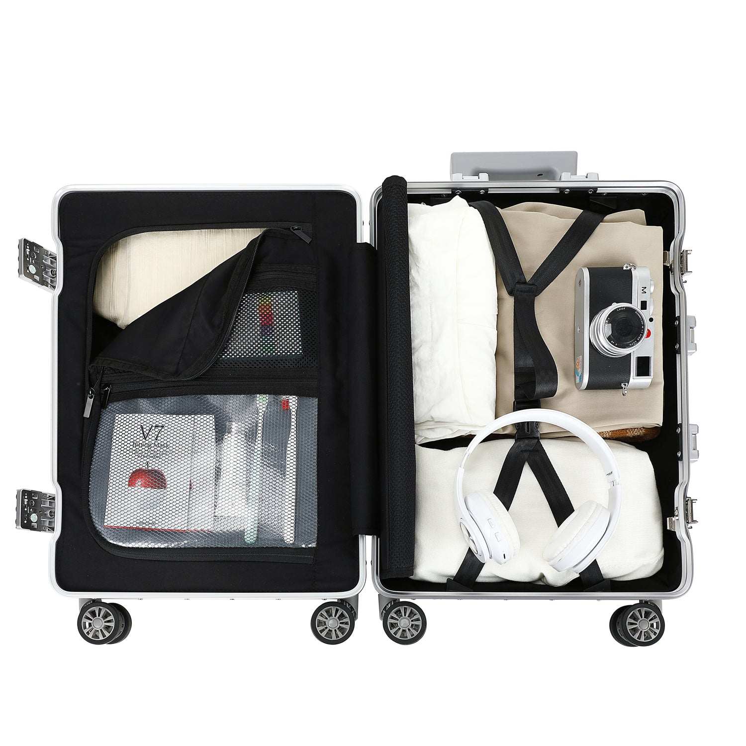 GREENWICH MALETA DE CABINA 100% ALUMINIO TURIN SILVER