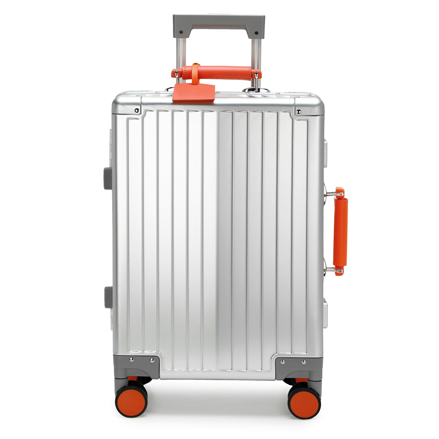 GREENWICH Valise cabine Aluminium avec poignée en cuir végétalien NEW JERSEY