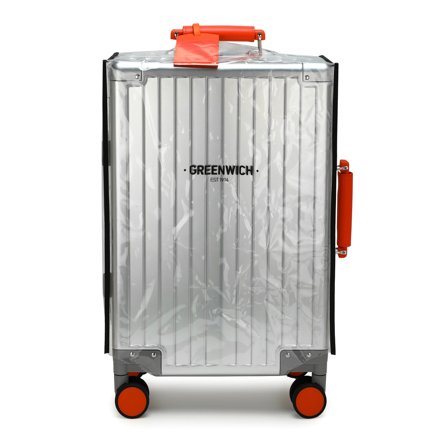 GREENWICH Maleta de cabina 100% Aluminio con ruedas desmontables NEW JERSEY