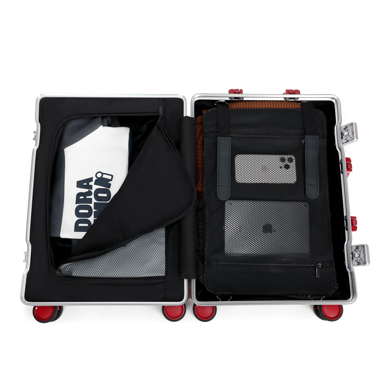 GREENWICH 100% aluminum large suitcase NEW YORK