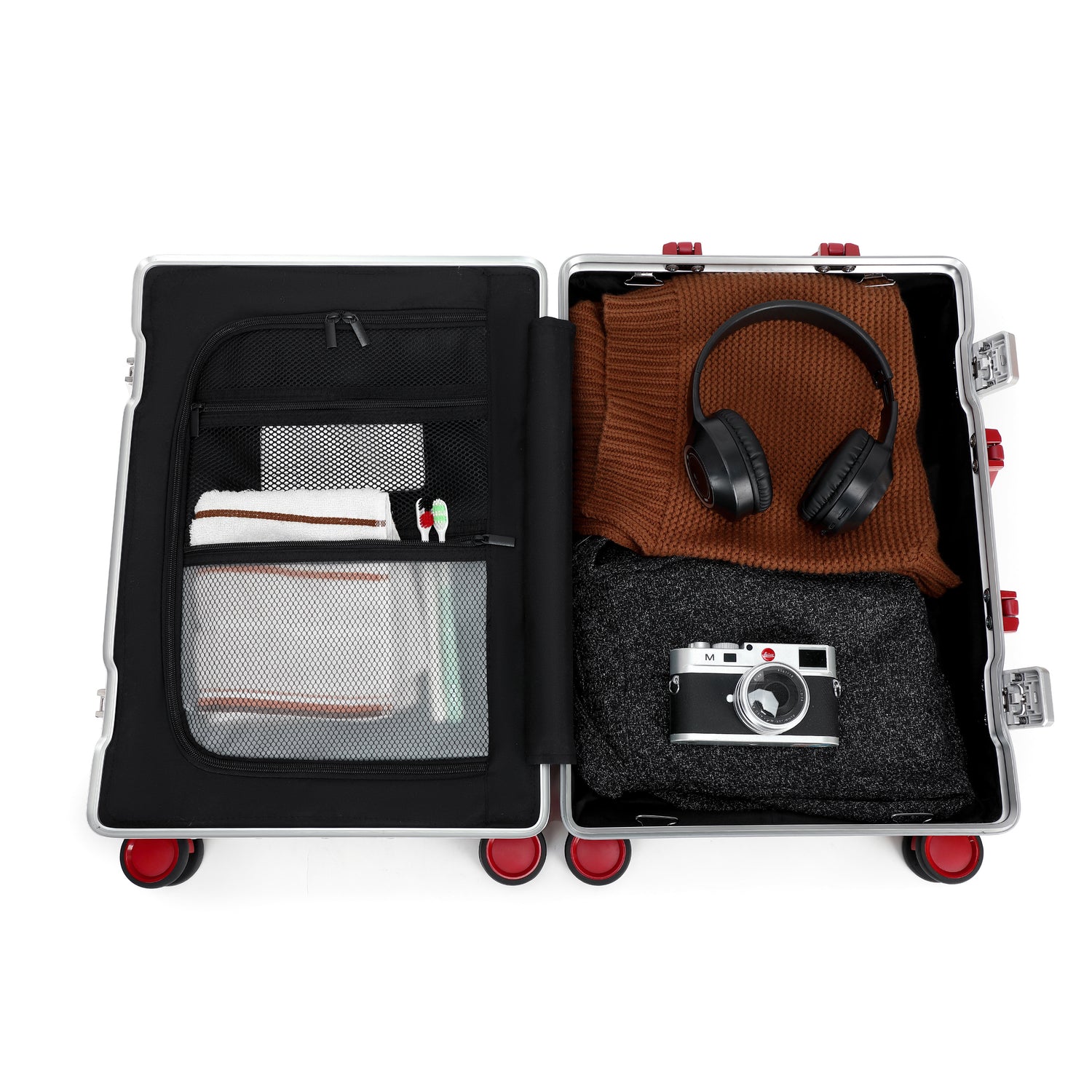 GREENWICH 100% aluminum large suitcase NEW YORK