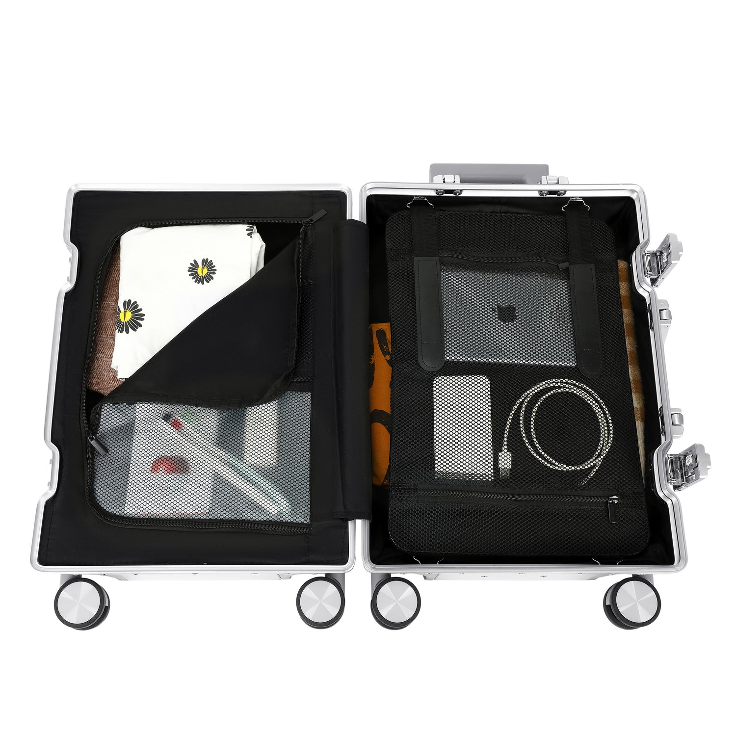 GREENWICH Grote aluminium koffer MIAMI 77cm