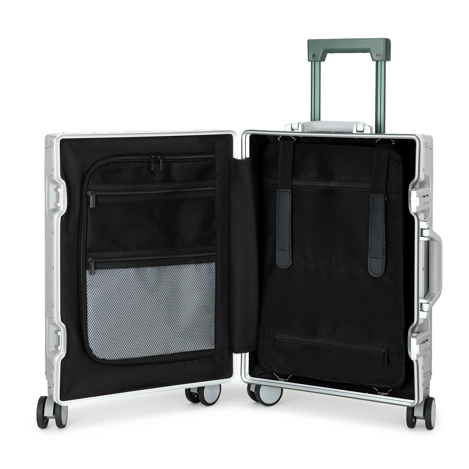 GREENWICH Maleta de cabina de Aluminio MIAMI 55cm