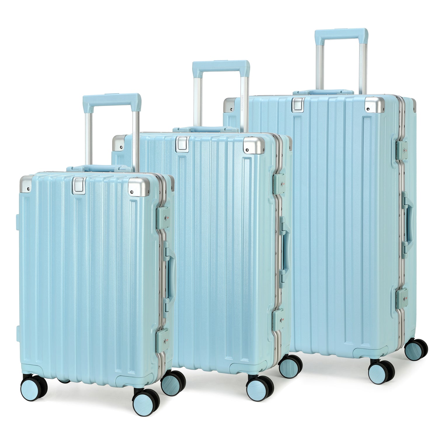 GREENWICH Set de Maletas ALUMINIO FRAME AMSTERDAM