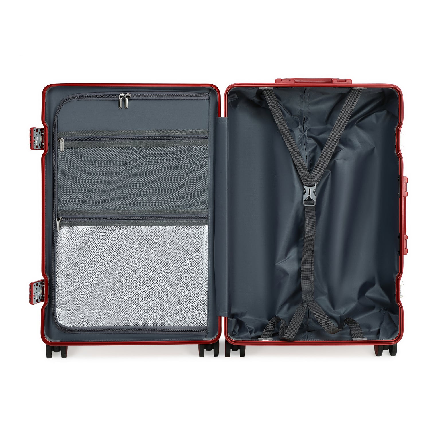 GREENWICH Large aluminum suitcase FRAME AMSTERDAM 78cm