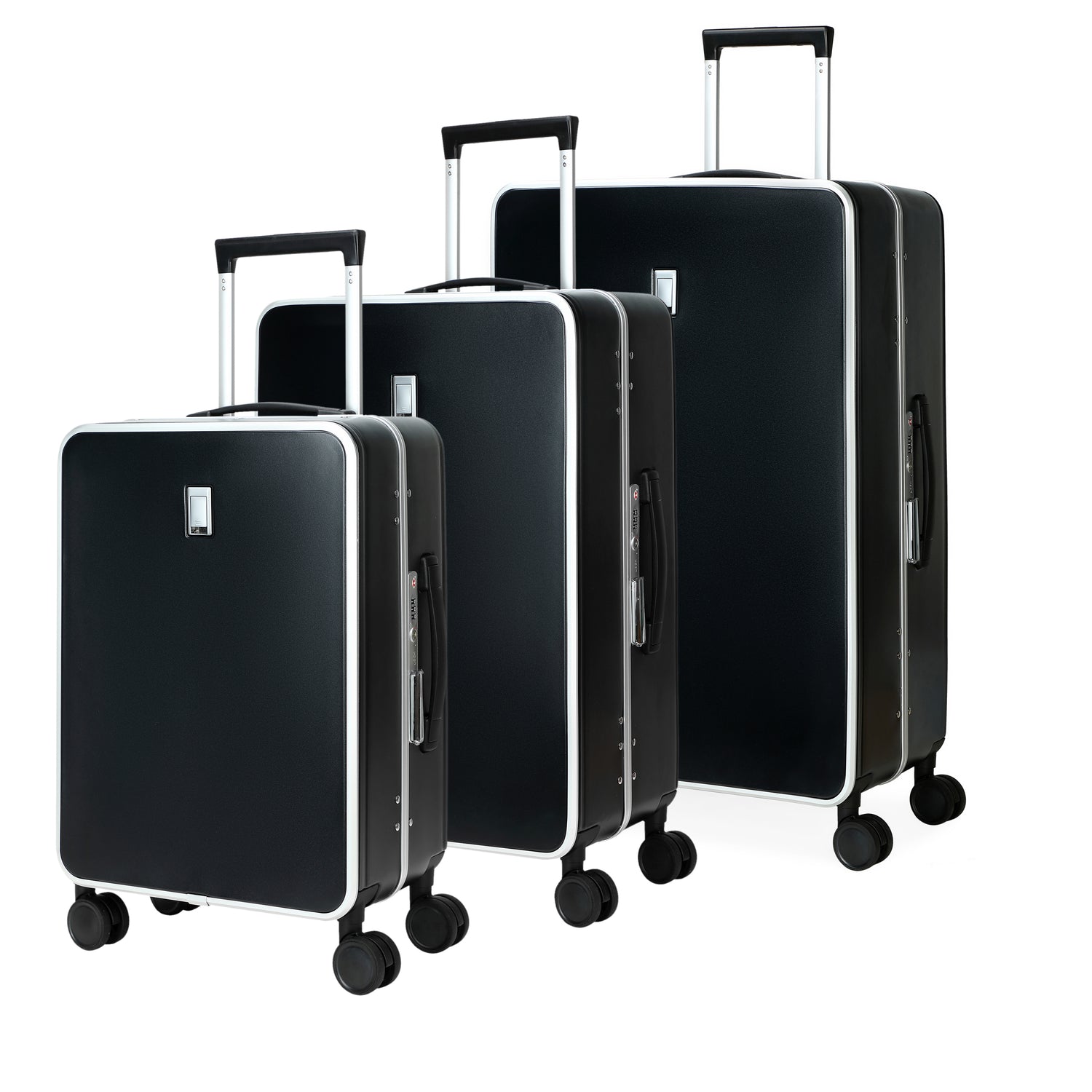 GREENWICH set di valigie in alluminio FRAME Nantes