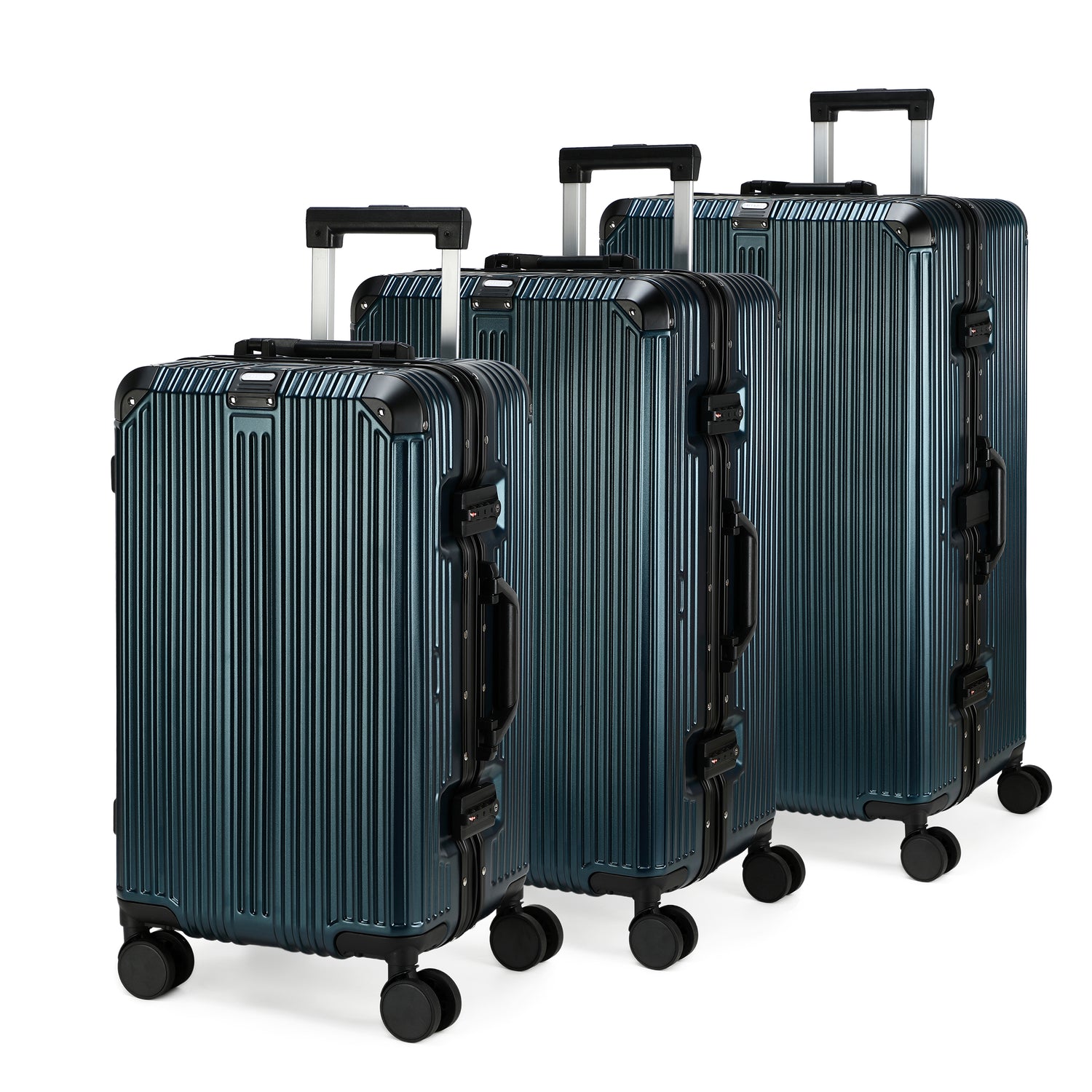 GREENWICH set de maletas Trunk Aluminio Frame MOSCU