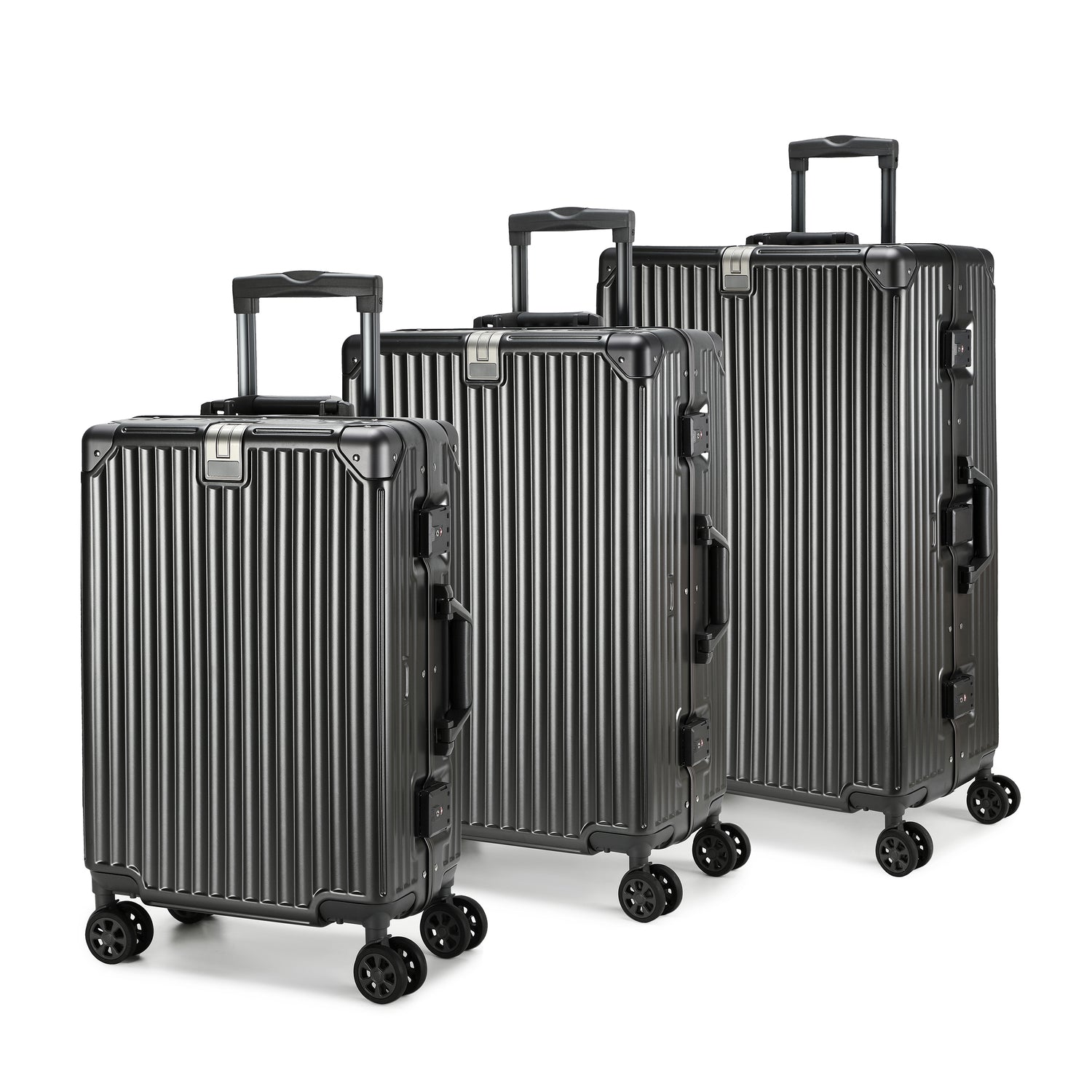 GREENWICH set von Aluminiumkoffern Frame GOA