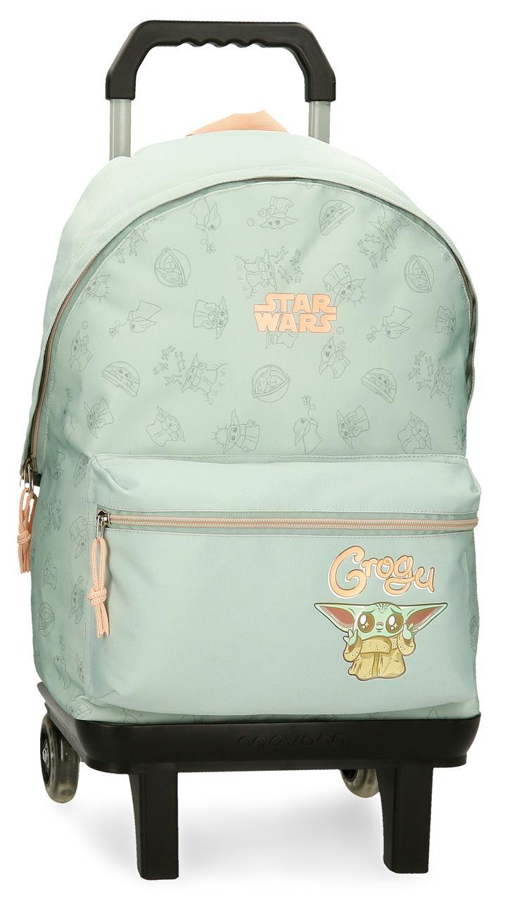 38123T1 MOCHILA ADAP. 44CM. C/CARRO. GROGU