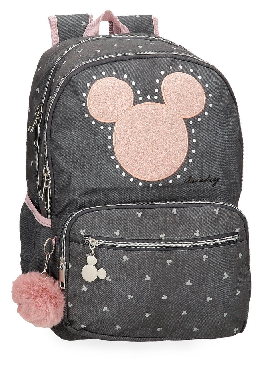 38227D1 MOCHILA ADAP. 44CM 2C. MICKEY STUDS