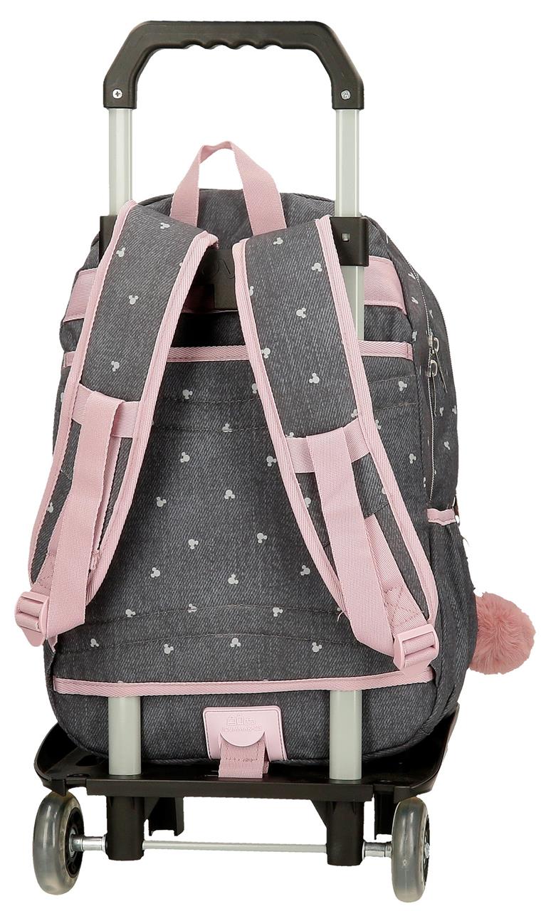 38227T1 Adapt Backpack. 44cm. C/Car. MICKEY Studs