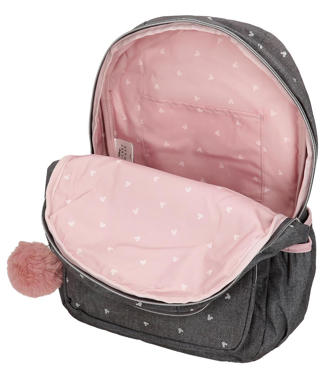 38227T1 Adapt Backpack. 44cm. C/Car. MICKEY Studs