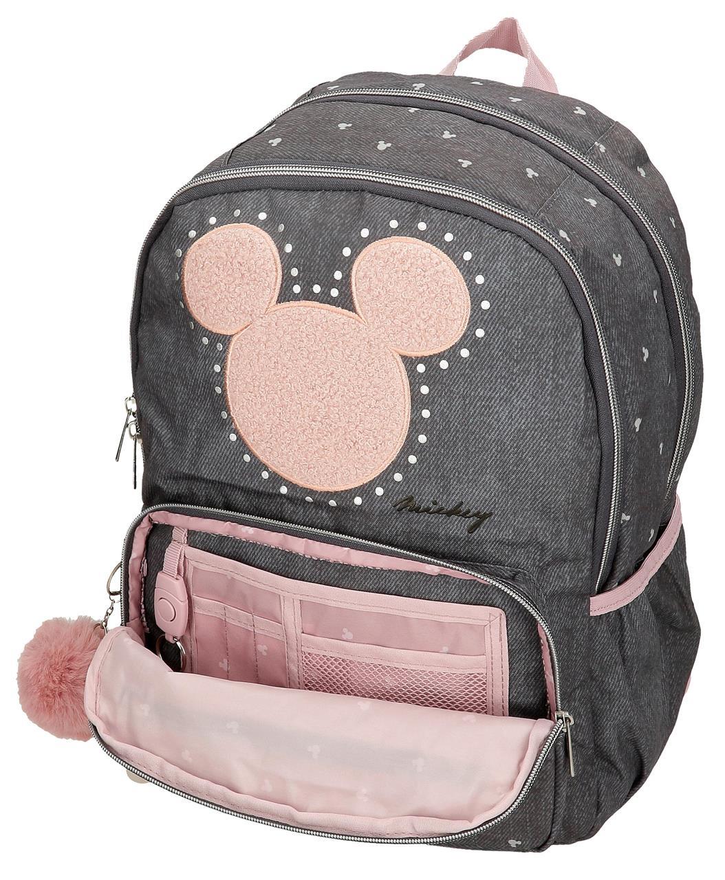 38227T1 Adapt Backpack. 44cm. C/Car. MICKEY Studs