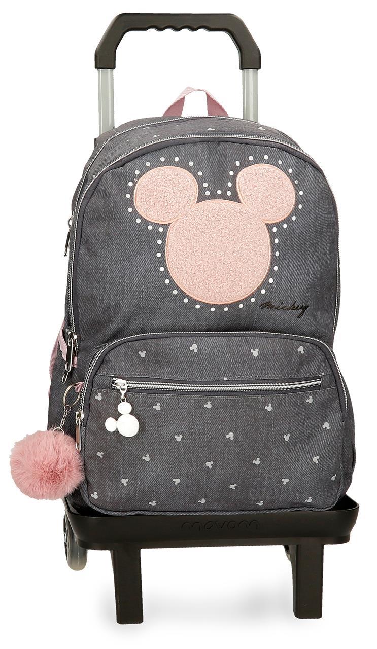 38227T1 Adapt Backpack. 44cm. C/Car. MICKEY Studs