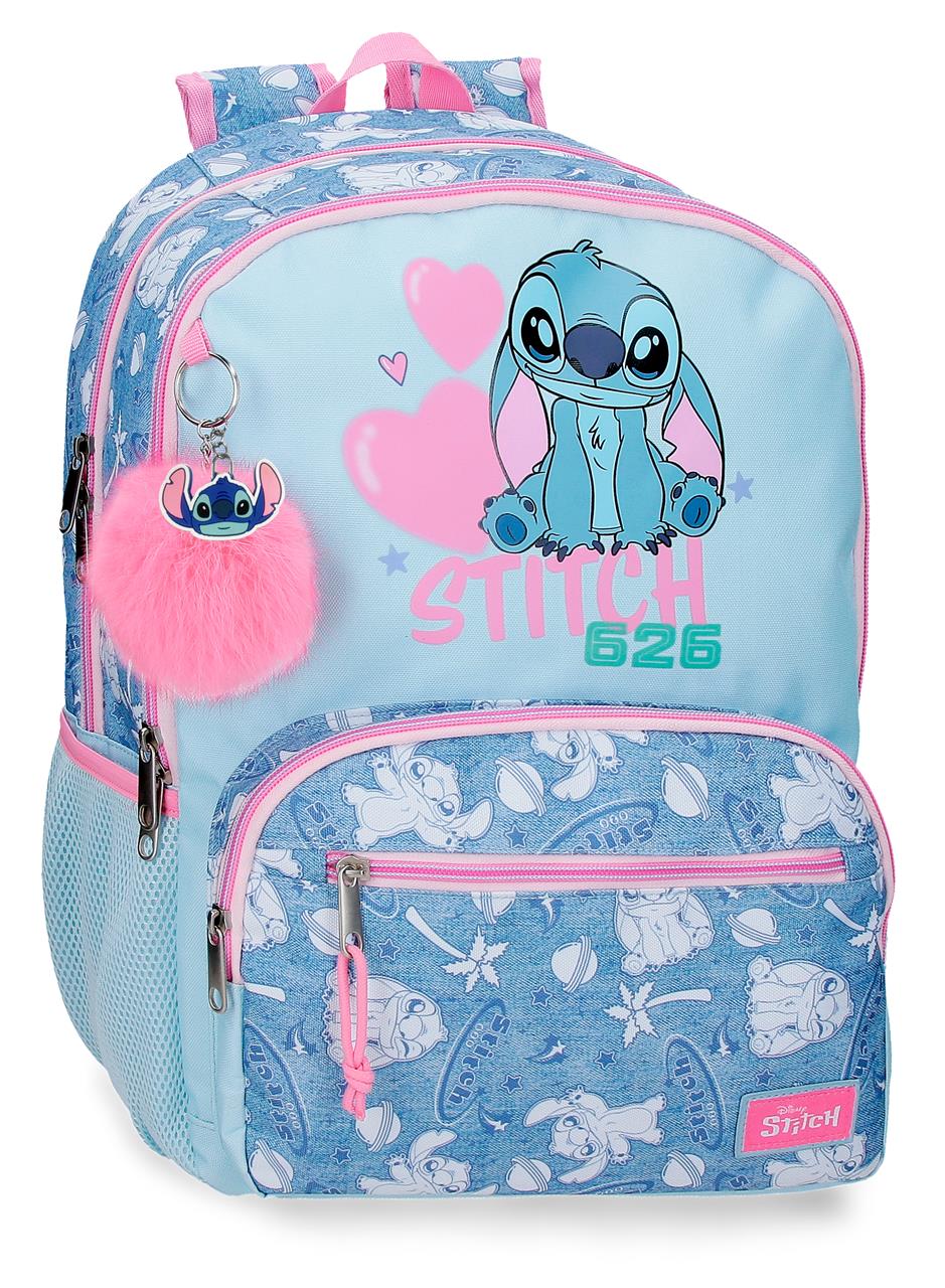 32924F1 ADAP BACKPACK. 44CM 2C. STITCH HEARTS