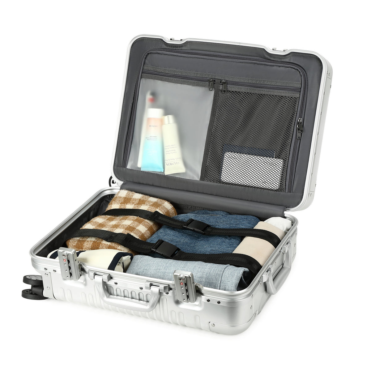 GREENWICH Maleta 100% ALUMINIO de cabina 55CM ZANZÍBAR