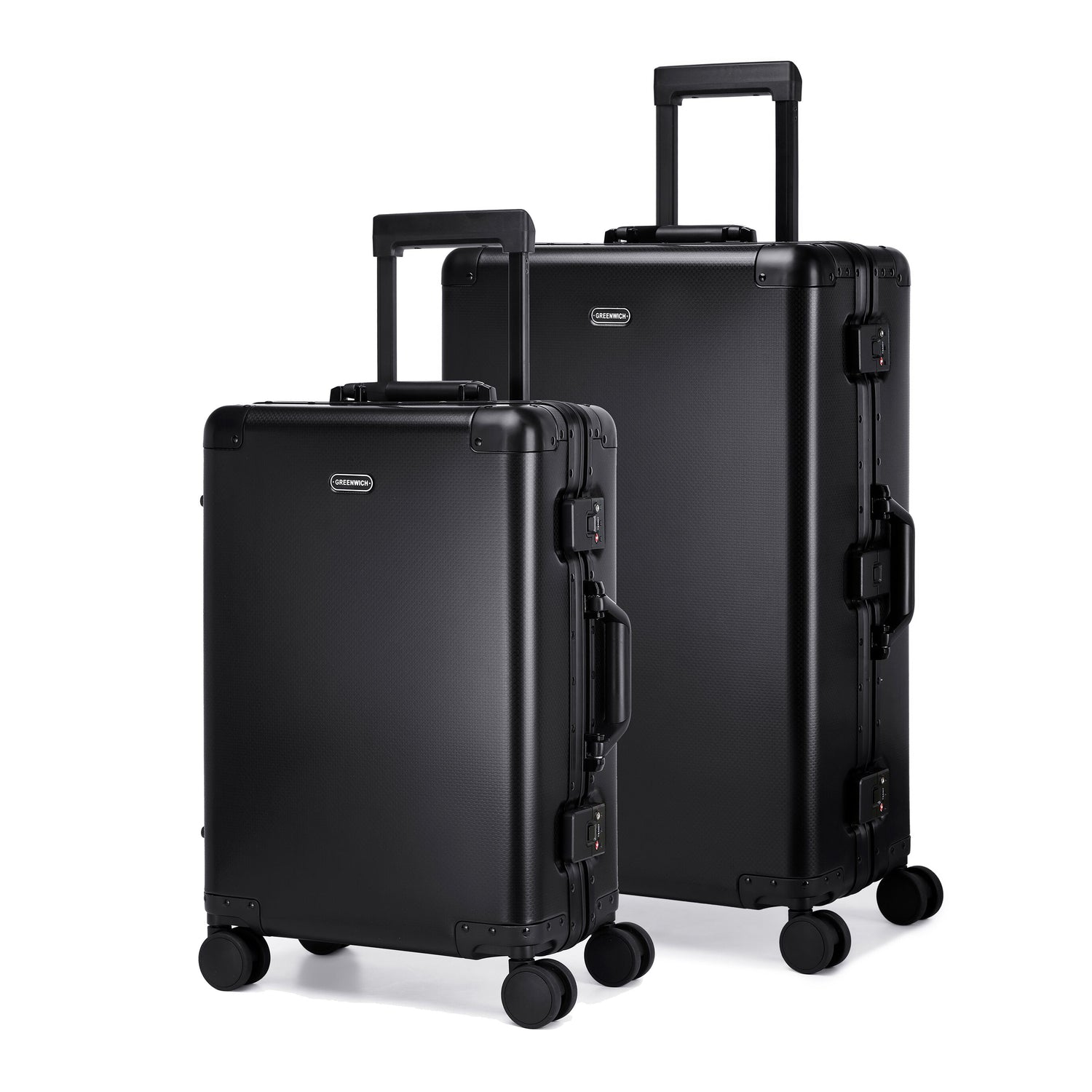 GREENWICH set de maletas 100% aluminio OXFORD